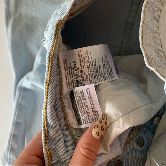 Levi’s 501 Original Stretch Cropped Jean Size 30 - Picture 4 of 11